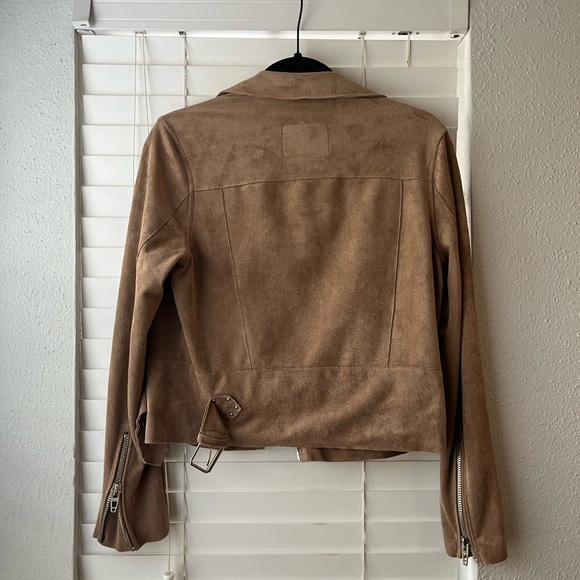 Faux Suede Moto Jacket - Picture 2 of 3